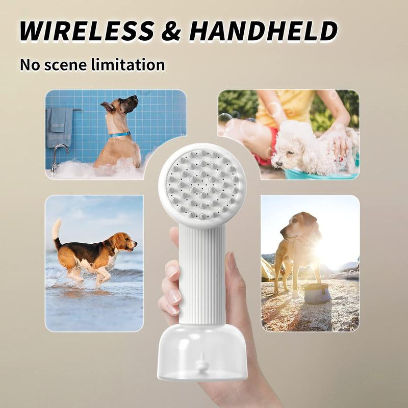 BubbleEase™ by Uahpet – Wireless Dog & Cat Scrubber with Built-in Suds System