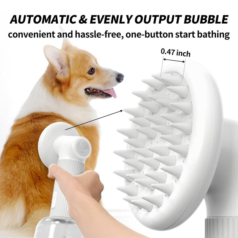 BubbleEase™ by Uahpet – Wireless Dog & Cat Scrubber with Built-in Suds System